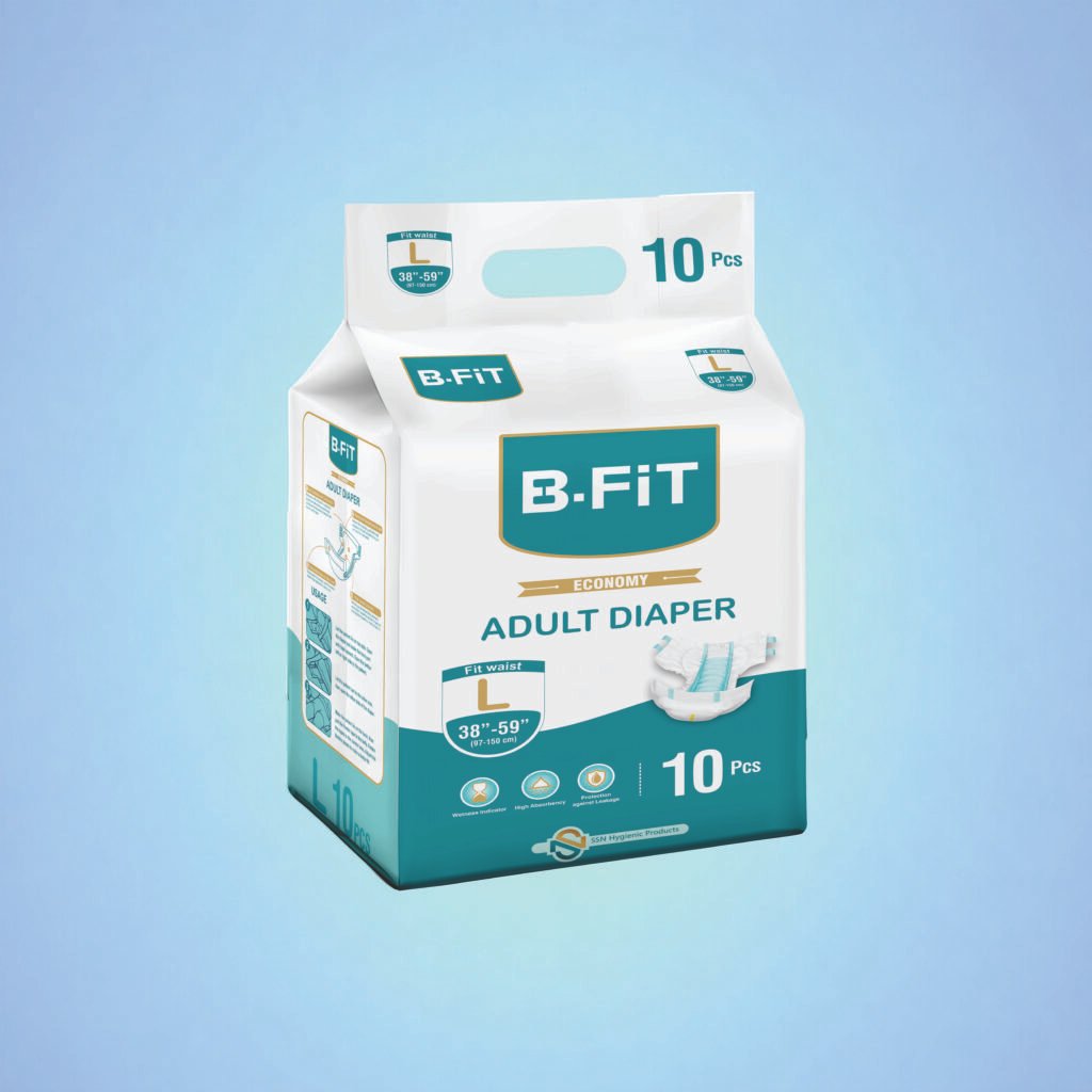B-Fit Adult Diapers Large 10 Pieces