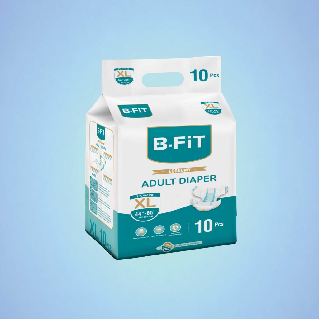 B-Fit Adult Diapers Extra Large 10 Pieces