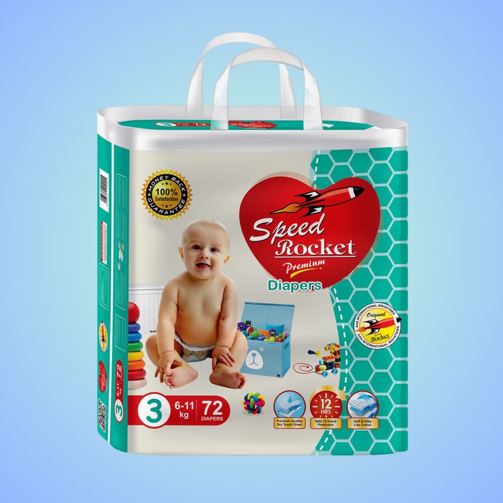 Speed Rocket Premium Mega Packaging (3) Medium 6-11kg 72 Pieces
