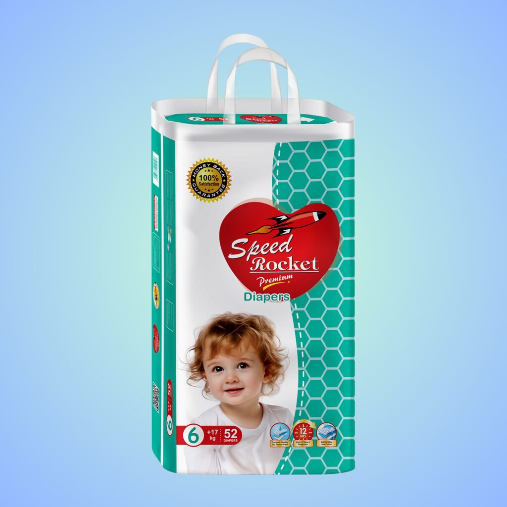 Speed Rocket Premium Mega Packaging (6) Double XL 17kg+ 52 Pieces