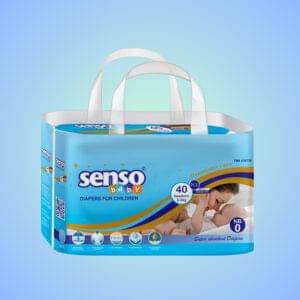 Senso Baby Regular Packaging (0) NewBorn 40 Pieces