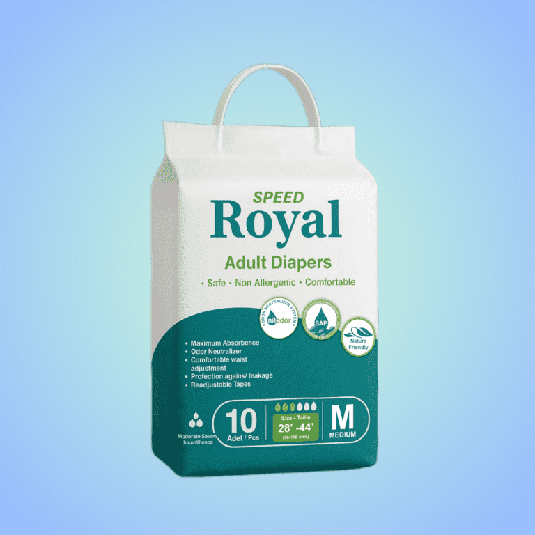 Speed Royal Adult Diapers - Medium - 10 Pieces